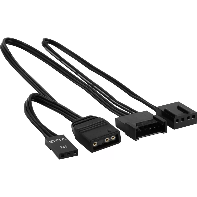 Ventola PC Aerocool DUO14 14 cm ARGB LED Dual Ring antivibrazione 6 pin nero