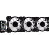 Kit Aerocool MIRAGE12PRO 3x ventole PC 12 cm ARGB 6 pin hub silenzioso nero