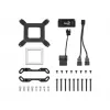 Aerocool PGS Mirage L240 ARGB dissipatore a liquido per CPU, 2300 giri/min, 4 pin, nero
