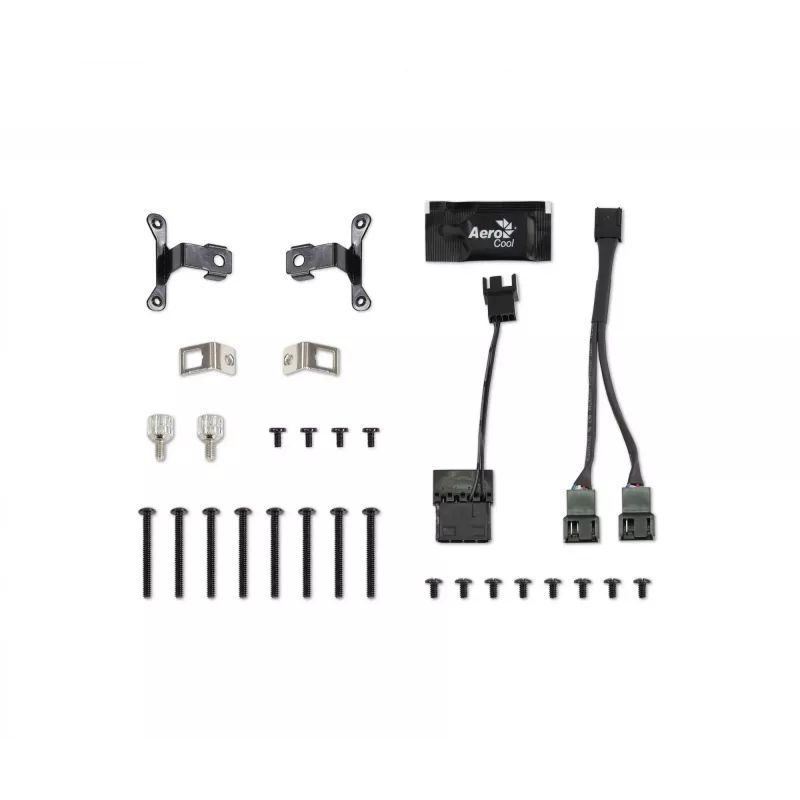 Aerocool PGS Mirage L240 ARGB dissipatore a liquido per CPU, 2300 giri/min, 4 pin, nero