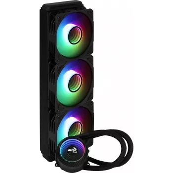 Dissipatore CPU a liquido Aerocool MIRAGEL360 3x ventole 12 cm ARGB TDP 550W nero