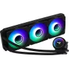 Dissipatore CPU a liquido Aerocool MIRAGEL360 3x ventole 12 cm ARGB TDP 550W nero
