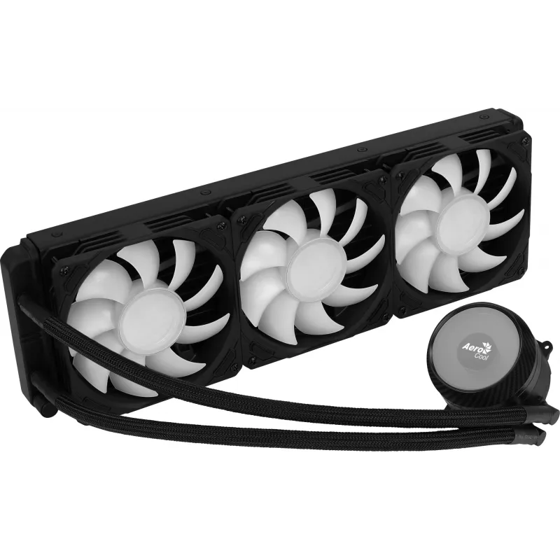 Dissipatore CPU a liquido Aerocool MIRAGEL360 3x ventole 12 cm ARGB TDP 550W nero