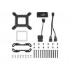 Dissipatore CPU a liquido Aerocool MIRAGEL360 3x ventole 12 cm ARGB TDP 550W nero