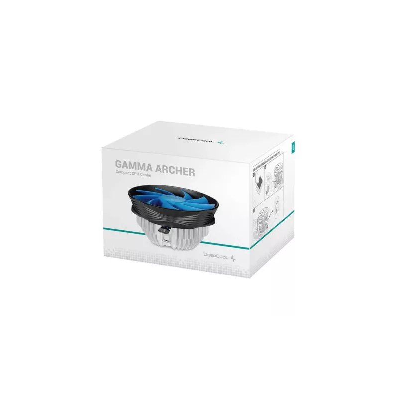 Dissipatore ad aria per processore DEEPCOOL Gamma Archer 12 cm alluminio - nero/blu