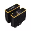 Dissipatore ad aria DeepCool AK620 Zero Dark Zoria 12 cm nero giallo