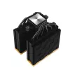 Dissipatore ad aria DeepCool AK620 Zero Dark Zoria 12 cm nero giallo