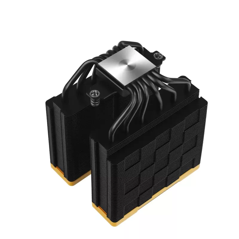 Dissipatore ad aria DeepCool AK620 Zero Dark Zoria 12 cm nero giallo