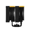 Dissipatore ad aria DeepCool AK620 Zero Dark Zoria 12 cm nero giallo