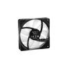 Ventola case 120 mm DeepCool RF120 — bianco/nero, 120×25 mm, PWM 4 pin, LED RGB, cuscinetto idraulico