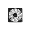 Ventola case 120 mm DeepCool RF120 — bianco/nero, 120×25 mm, PWM 4 pin, LED RGB, cuscinetto idraulico