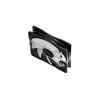 Ventola case 120 mm DeepCool RF120 — bianco/nero, 120×25 mm, PWM 4 pin, LED RGB, cuscinetto idraulico