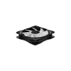 Ventola case 120 mm DeepCool RF120 — bianco/nero, 120×25 mm, PWM 4 pin, LED RGB, cuscinetto idraulico