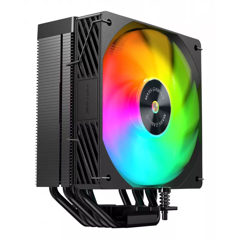 Dissipatore CPU Mars Gaming MCPUX5ARGB 12 cm nero 1 pz.