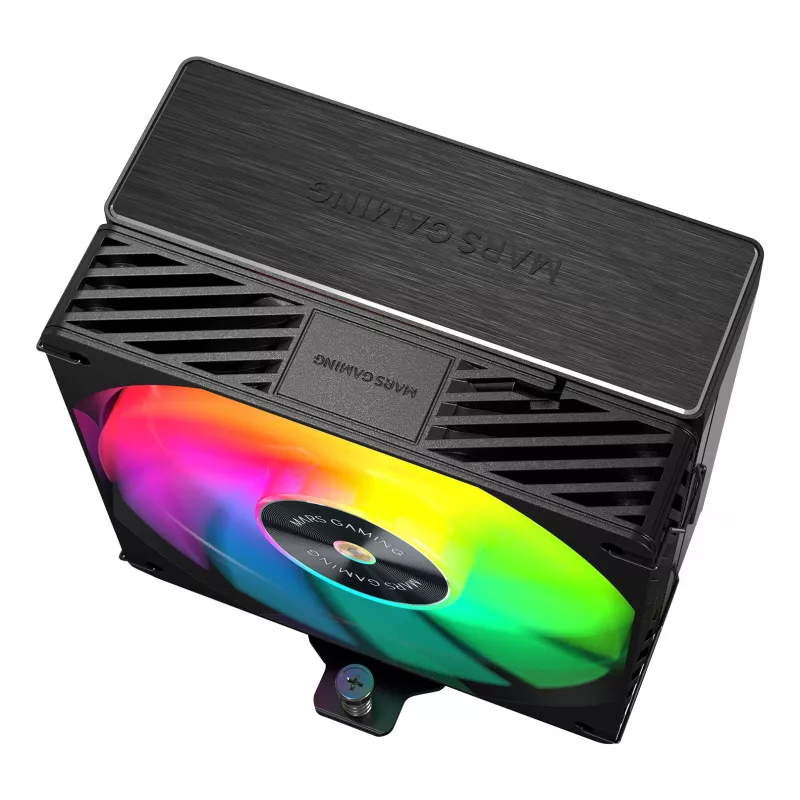Dissipatore CPU Mars Gaming MCPUX5ARGB 12 cm nero 1 pz.
