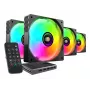 Mars Gaming MFSI4KIT sistema di raffreddamento per case PC ventola 12 cm nero