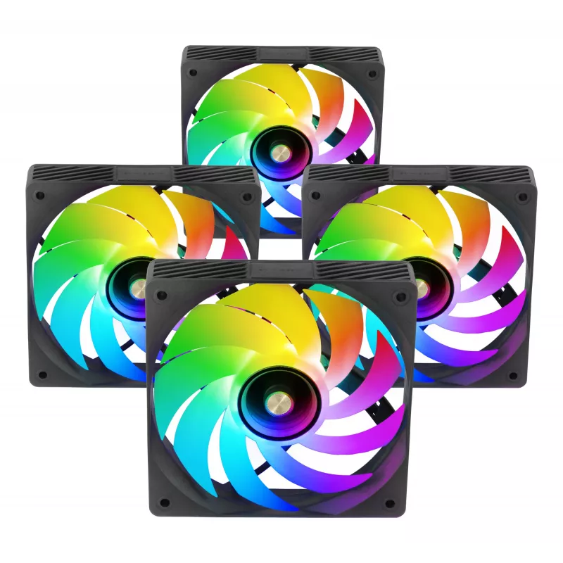 Mars Gaming MFSI4KIT sistema di raffreddamento per case PC ventola 12 cm nero