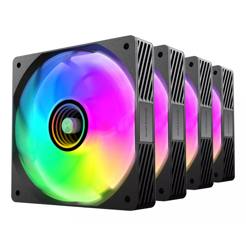 Mars Gaming MFSI4KIT sistema di raffreddamento per case PC ventola 12 cm nero