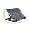 Techly supporto e base di raffreddamento per notebook fino a 17,3 pollici