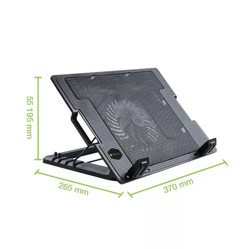 Techly supporto e base di raffreddamento per notebook fino a 17,3 pollici