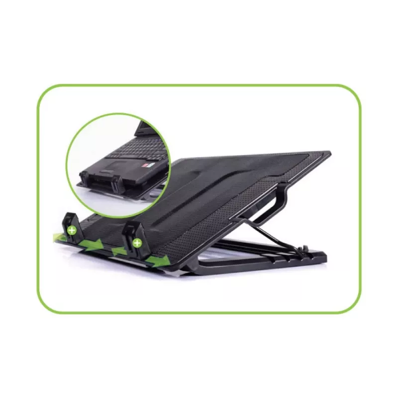 Techly supporto e base di raffreddamento per notebook fino a 17,3 pollici