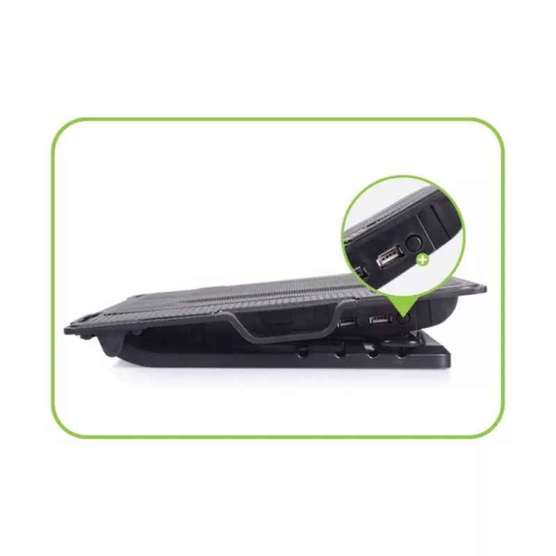 Techly supporto e base di raffreddamento per notebook fino a 17,3 pollici