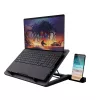 Trust GXT 1125 Quno base di raffreddamento per laptop, 17 pollici, nera