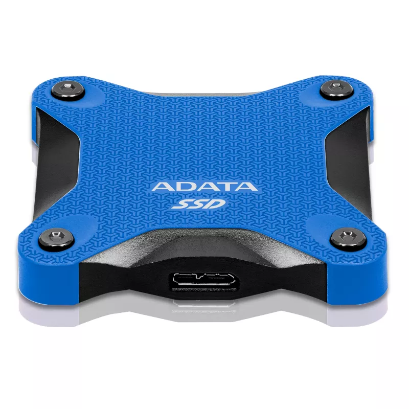 SSD portatile ADATA SD620 2 TB USB 3.2 Gen 2 (Micro‑B) blu/nero — 520/460 MB/s, 80×80×15,2 mm