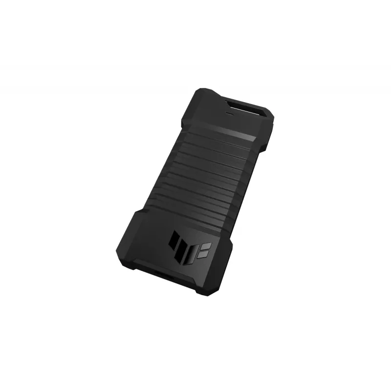 Case per SSD ASUS ESD-T1A/BLK/G/AS — M.2 (SATA/PCIe) a singolo vano, USB-C 3.2 Gen2, 10 Gbit/s, nero, blocco a chiave
