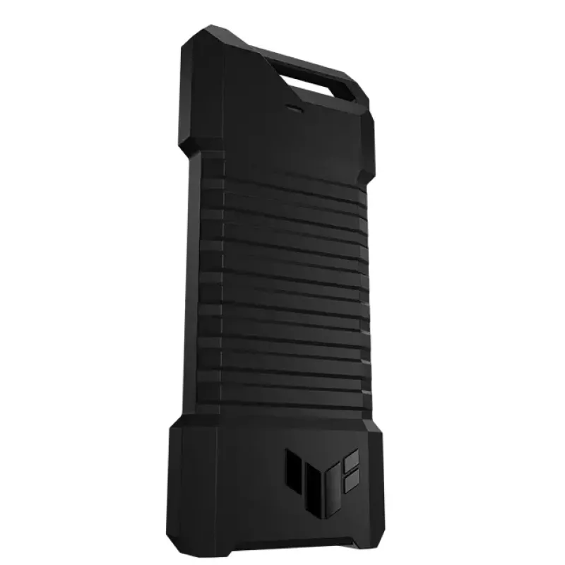 Case per SSD ASUS ESD-T1A/BLK/G/AS — M.2 (SATA/PCIe) a singolo vano, USB-C 3.2 Gen2, 10 Gbit/s, nero, blocco a chiave