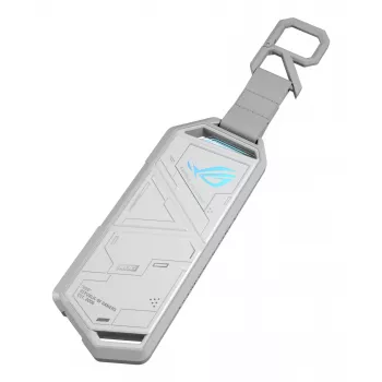 Case per SSD ASUS ROG Strix Arion White Edition — M.2 PCIe, USB Type-C 10 Gbit/s, per un SSD