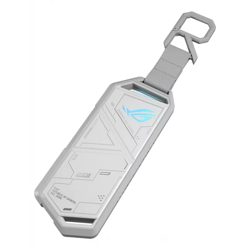 Case per SSD ASUS ROG Strix Arion White Edition — M.2 PCIe, USB Type-C 10 Gbit/s, per un SSD