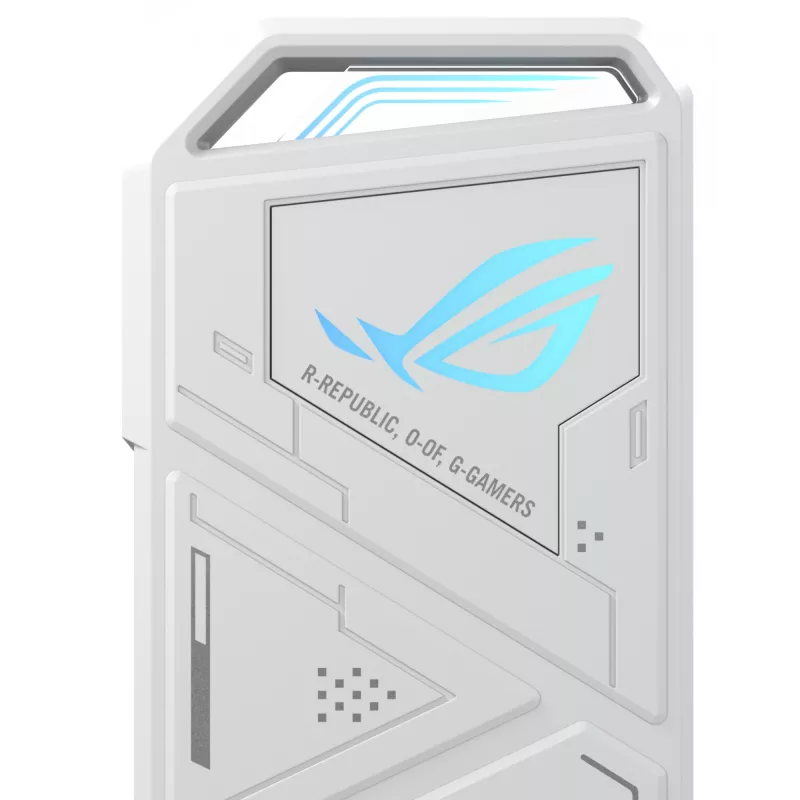 Case per SSD ASUS ROG Strix Arion White Edition — M.2 PCIe, USB Type-C 10 Gbit/s, per un SSD