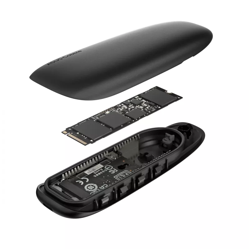 Case esterno per SSD ASUS COBBLE nero M.2 NVMe SATA 10 Gbit/s USB-C