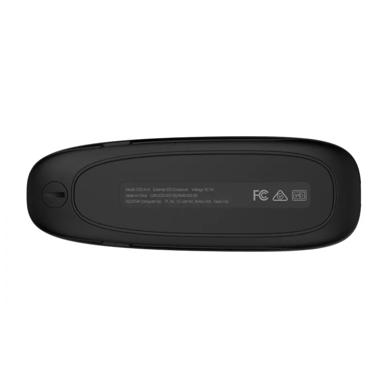 Case esterno per SSD ASUS COBBLE nero M.2 NVMe SATA 10 Gbit/s USB-C