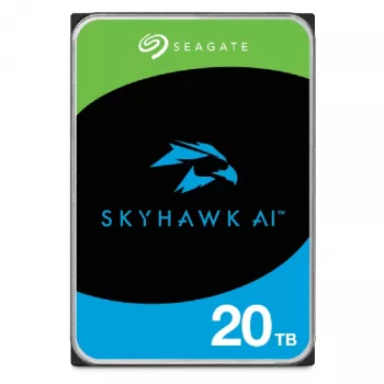 Disco rigido interno Seagate SkyHawk AI 20 TB 7200 RPM 512 MB 3,5 pollici Serial ATA III