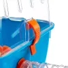 Gabbia FERPLAST Combi 2 per criceti, Blu trasparente, L795×P295×A263 mm, tecnopolimero