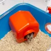 Gabbia FERPLAST Combi 2 per criceti, Blu trasparente, L795×P295×A263 mm, tecnopolimero