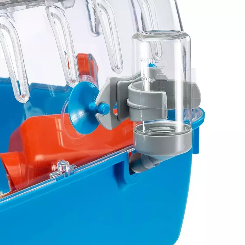 Gabbia FERPLAST Combi 2 per criceti, Blu trasparente, L795×P295×A263 mm, tecnopolimero