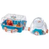 Gabbia FERPLAST Combi 2 per criceti, Blu trasparente, L795×P295×A263 mm, tecnopolimero