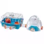 Gabbia FERPLAST Combi 2 per criceti, Blu trasparente, L795×P295×A263 mm, tecnopolimero