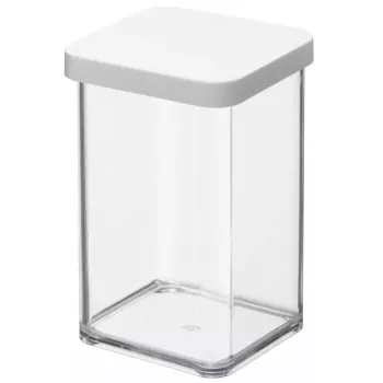 Dispenser per alimenti rotho Loft 11604 rettangolare 1 L, tecnopolimero trasparente, 100×100×142 mm