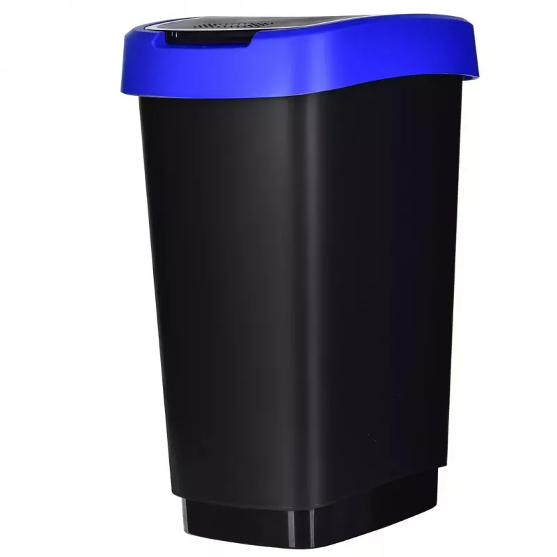 Rotho Twist 1045899999 set di pattumiere, 3 x 25 l, plastica
