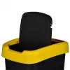 Rotho Twist 1045899999 set di pattumiere, 3 x 25 l, plastica