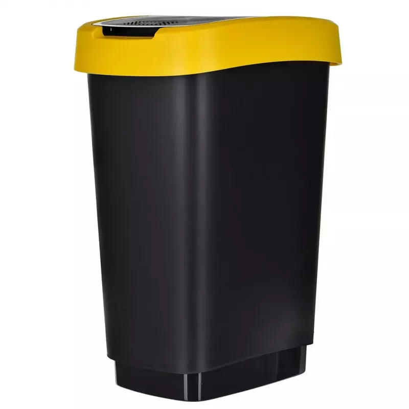 Rotho Twist 1045899999 set di pattumiere, 3 x 25 l, plastica