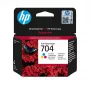 Cartuccia HP 704 tricolore originale Ink Advantage, ciano, magenta, giallo, 1 pz., 200 pagine