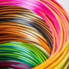 3Doodler FLOW-TRIFILLS materiale per stampa 3D acido polilattico (PLA) nero, blu, rame, oro, verde, viola, rosso 260 g