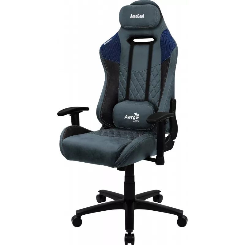 Sedia da gaming universale Aerocool DUKE AeroSuede nero, blu
