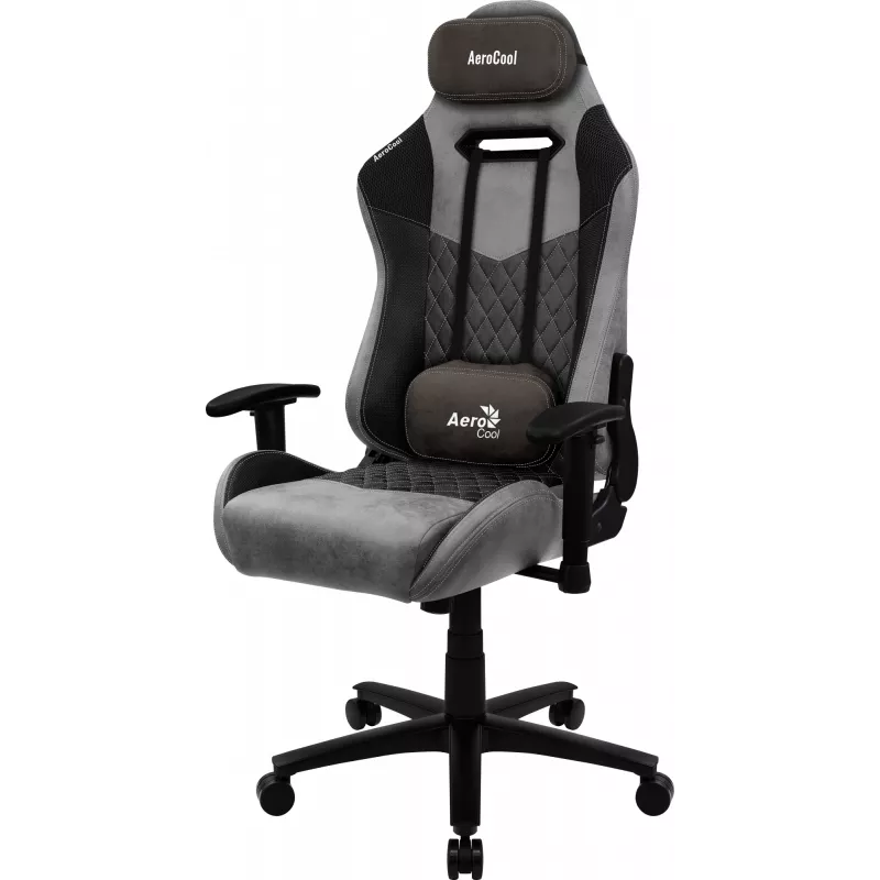 Aerocool DUKE AC-280 AeroSuede sedia gaming, microfibra, nero/grigio