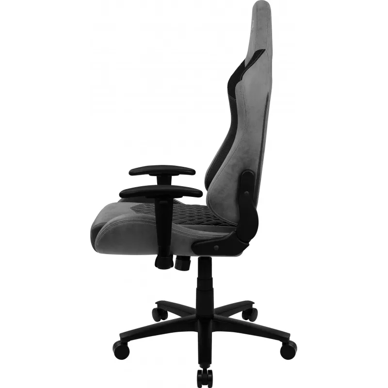 Aerocool DUKE AC-280 AeroSuede sedia gaming, microfibra, nero/grigio